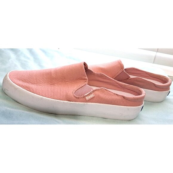 Keds Women's 9 Pink Canvas Slip-In Sneakers Comfort Easy-On Casual - Picture 4 of 9